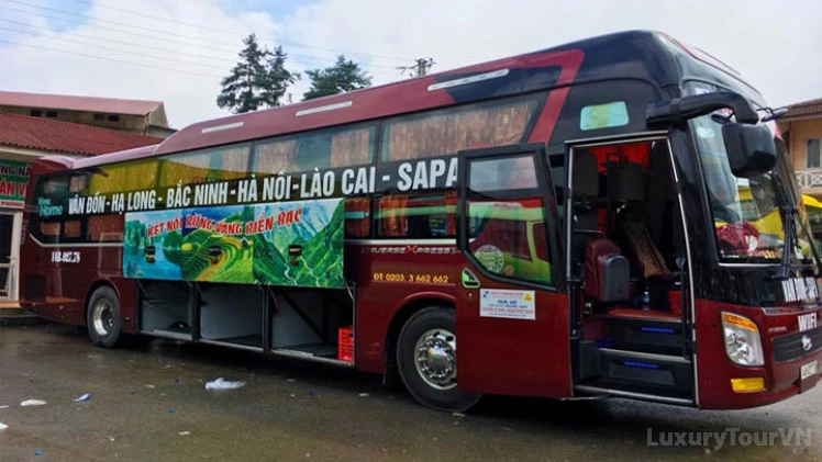 Sapa to Halong bay sleeping bus image 3