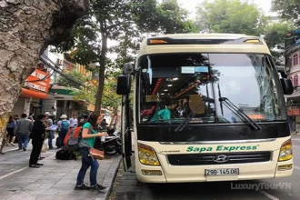 Hanoi Sapa Express sleeping bus image 0