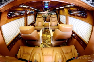 Halong to Hanoi luxury limousine van image 3